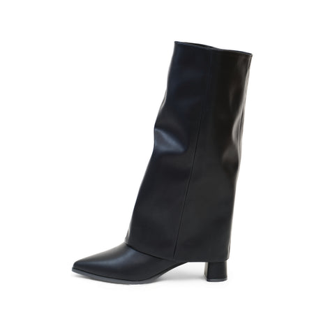 Kedi Heel Boots - Black (BLK)