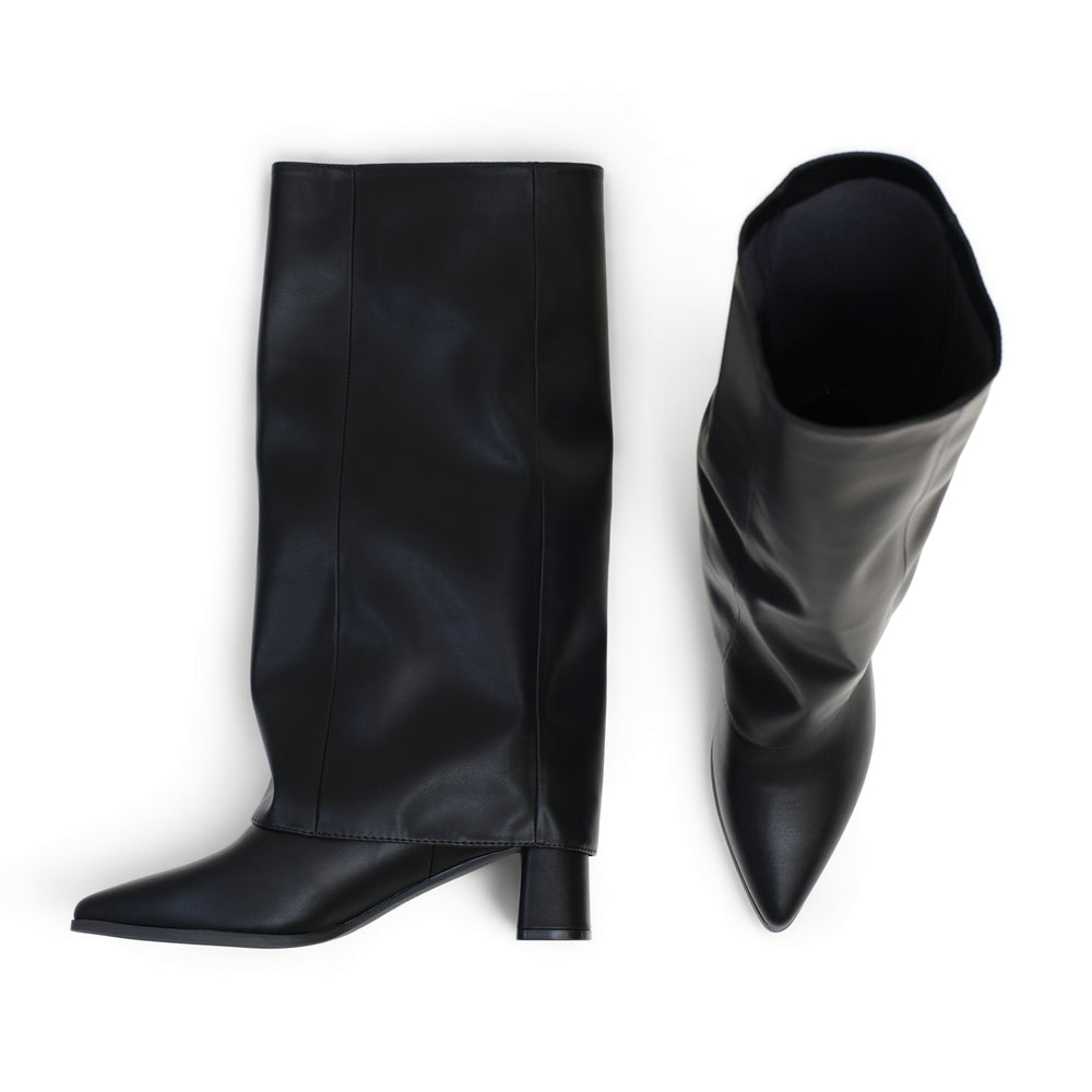 Kedi Heel Boots - Black (BLK)