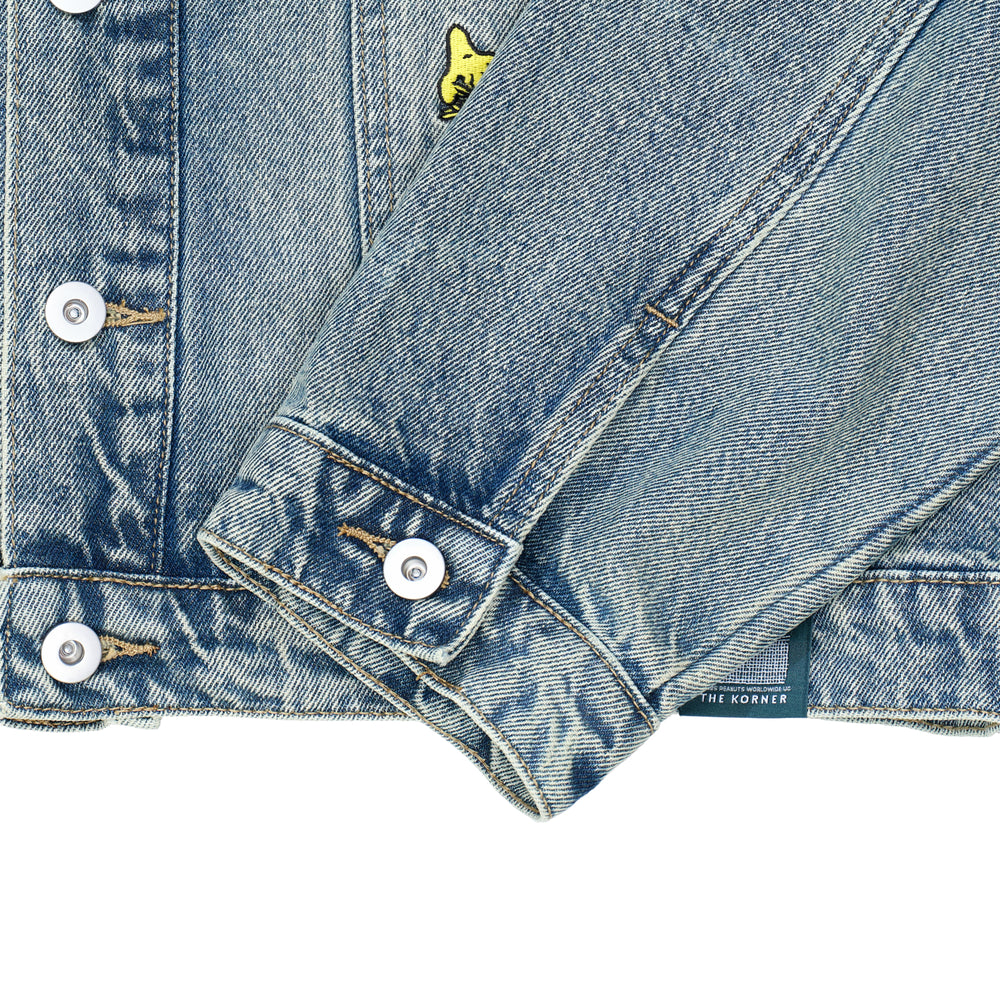 Peanuts Denim Jacket - Light Blue (LBL)
