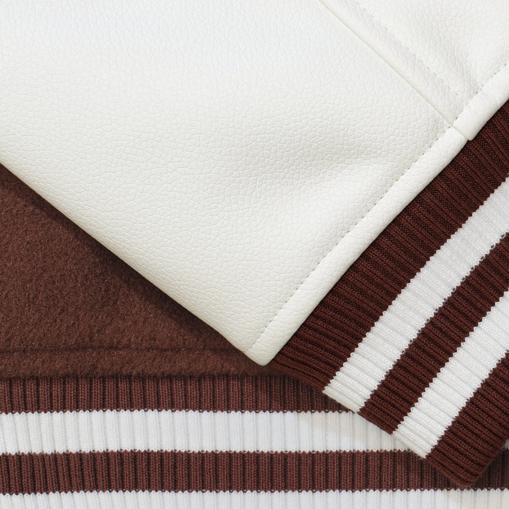 Snoopy Baseball Jacket - Brown (BRN)