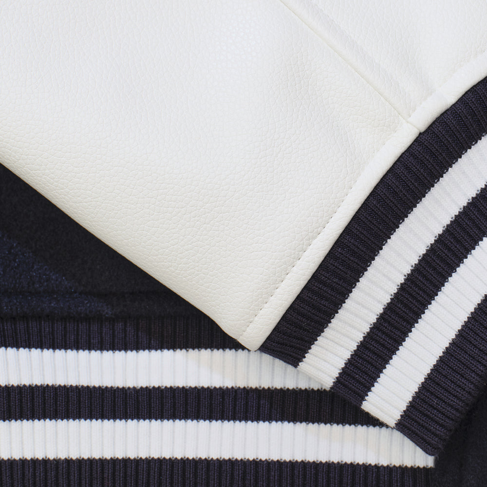 Snoopy Baseball Jacket - Navy (NVY)