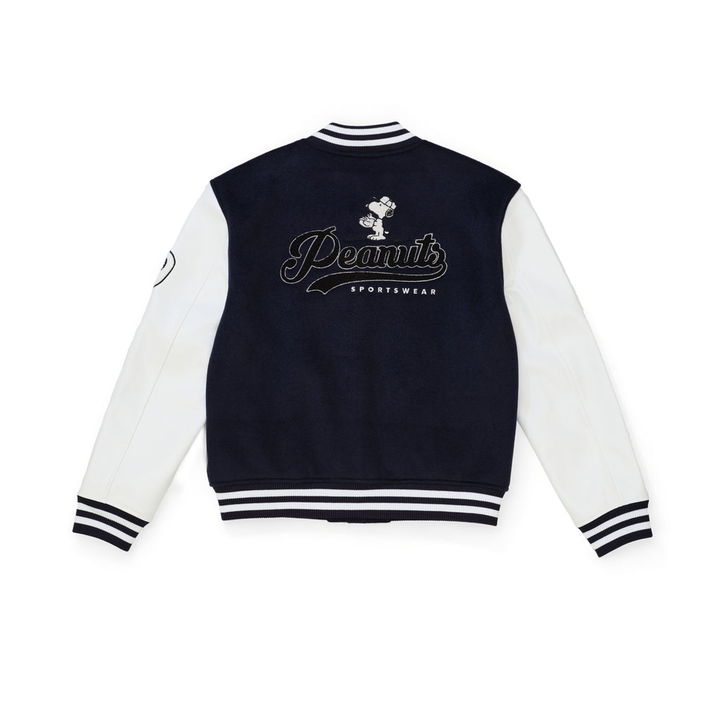 Snoopy Baseball Jacket - Navy (NVY)