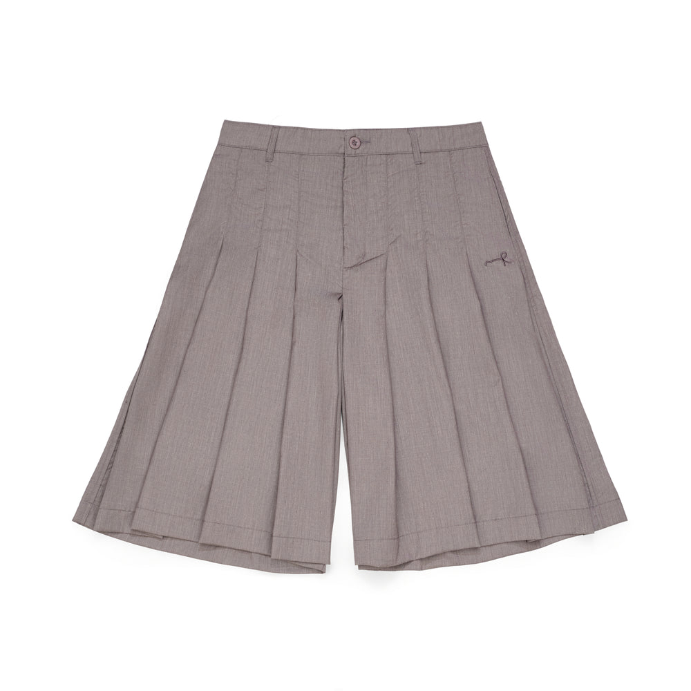 Pleated Culottes - Khaki (KHK)