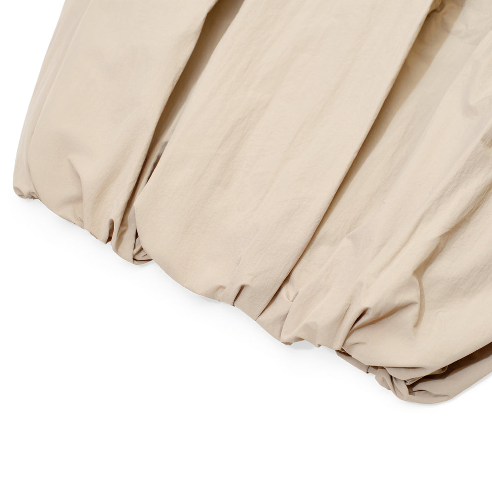 Nylon Puff Skirt - Beige (BEI)