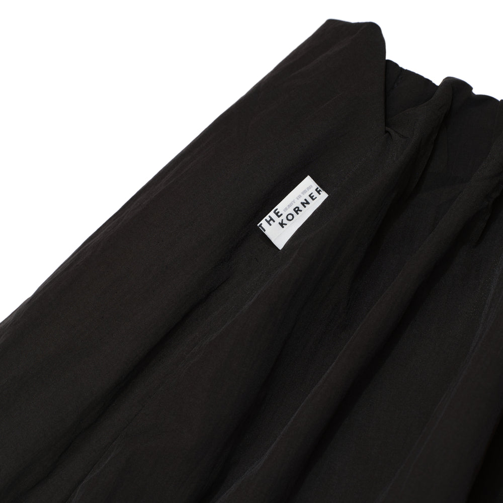 Nylon Puff Skirt - Black (BLK)