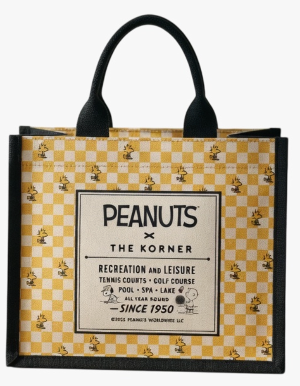 Woodstock Checker Canvas Bag - Yellow (YEL)