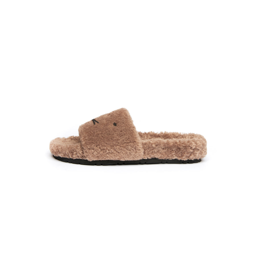 Miffy Fuzzy Slippers - Nude (BEIN)