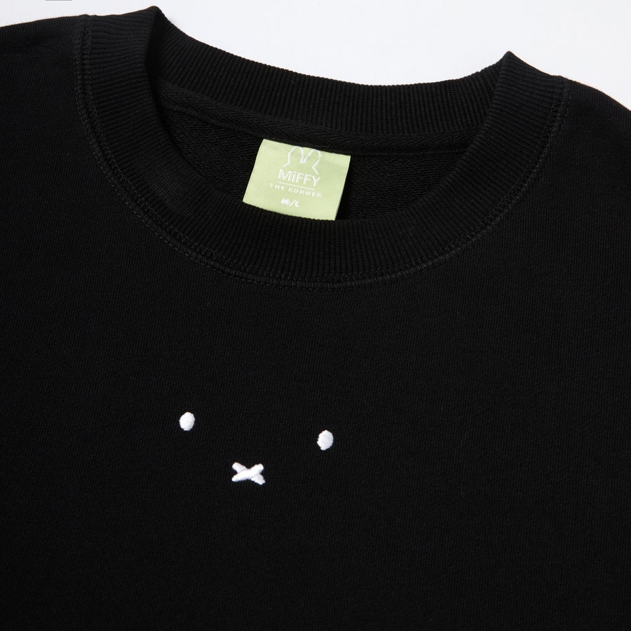 Miffy Face Sweatshirt - Black (BLK)