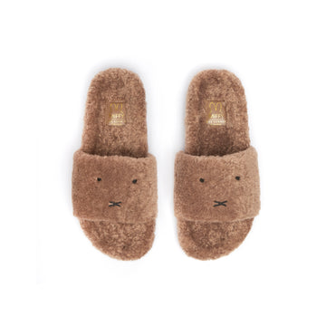 Miffy Fuzzy Slippers - Nude (BEIN)