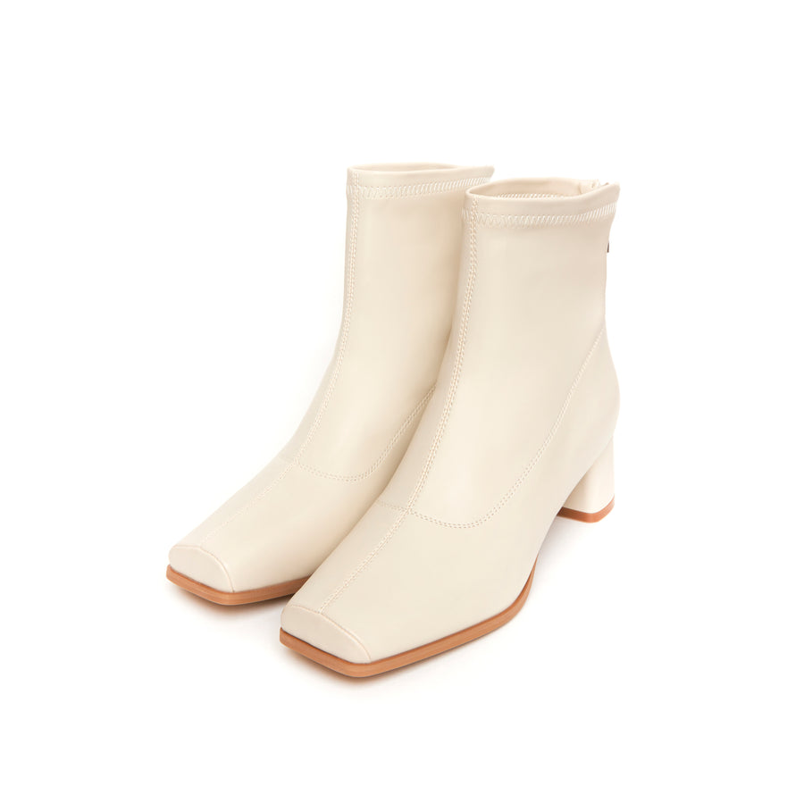 Kala Zip Boots - Beige (BEI)