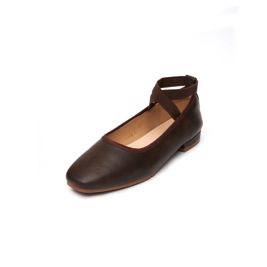 Clayful Ballet Flats - Chocolate (CHO)