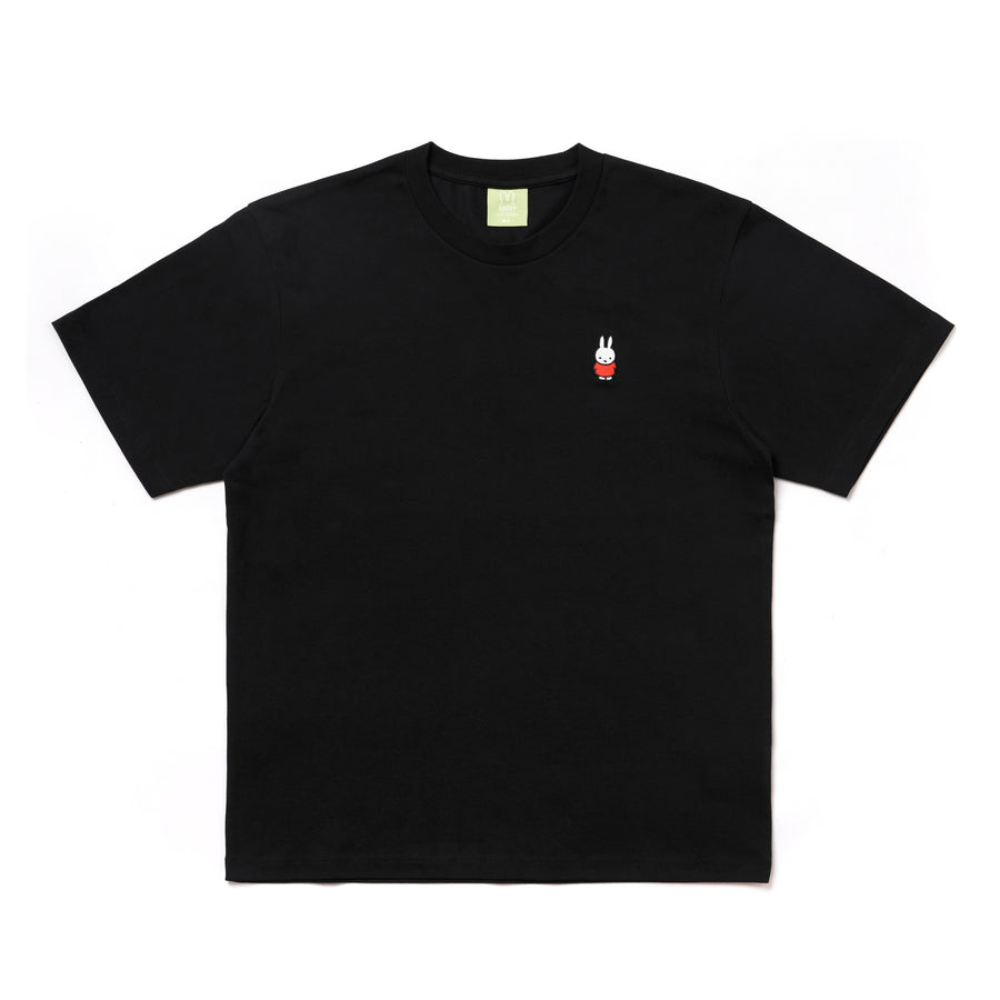 Miffy One Point Short Sleeve Tee - Black (BLK)