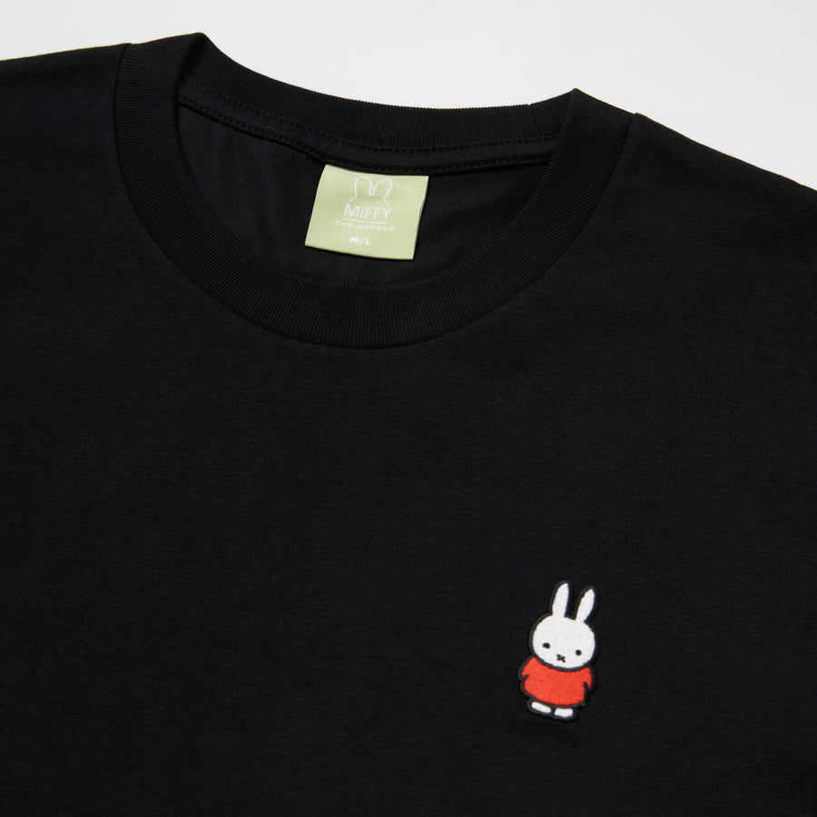 Miffy One Point Short Sleeve Tee - Black (BLK)