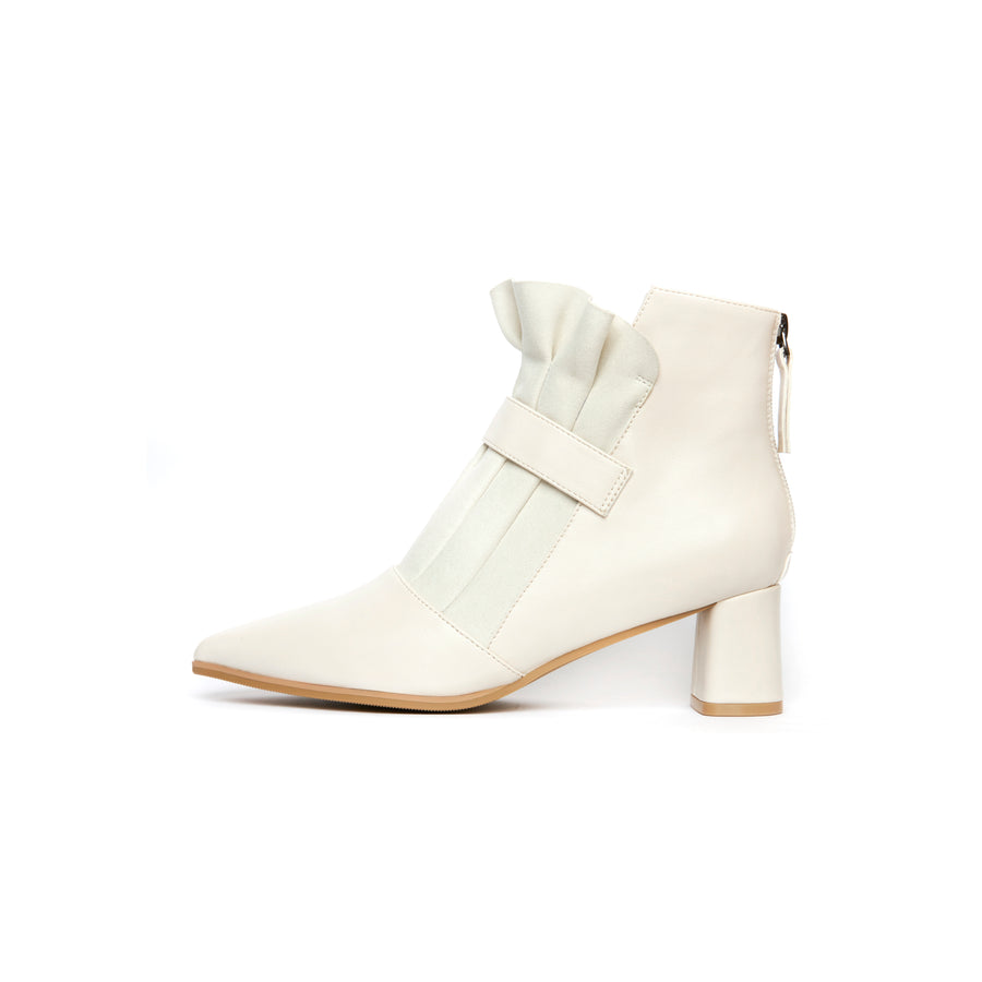 Amiee Heel Boots - Beige (BEI)