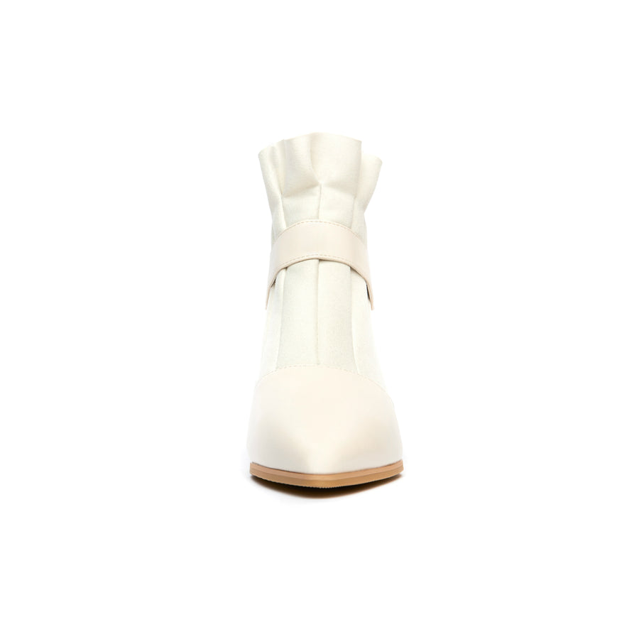 Amiee Heel Boots - Beige (BEI)