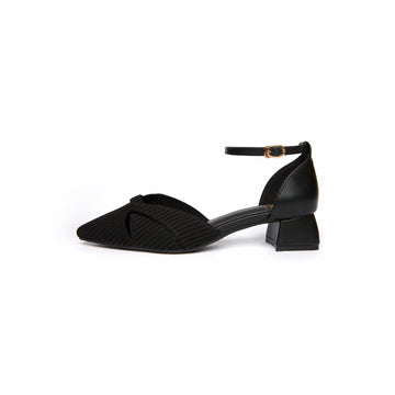 Karol Twist Sandals - Black (BLK)