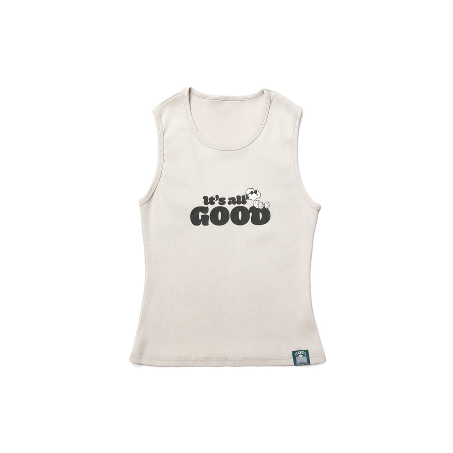 Snoopy All Good Tank Top - Gray (GRY)