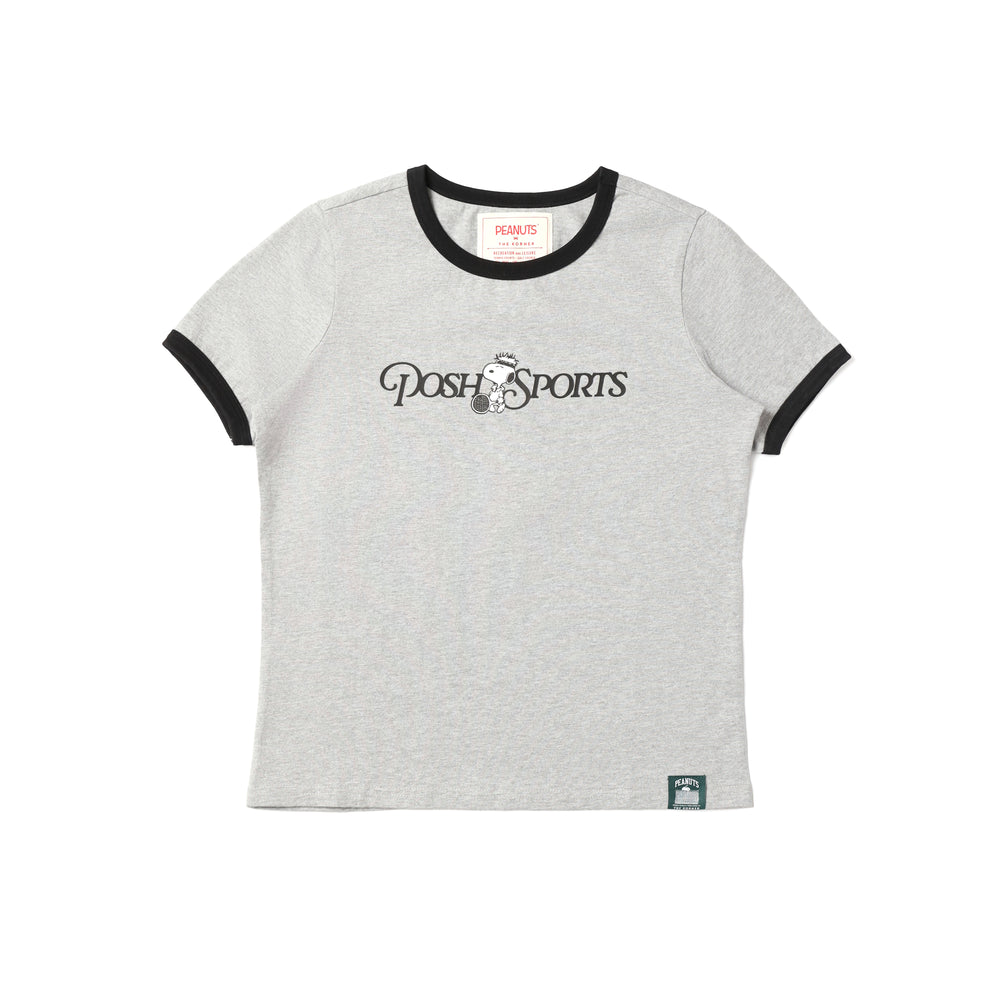 Snoopy Posh Sports Tee - Grey (GRY)
