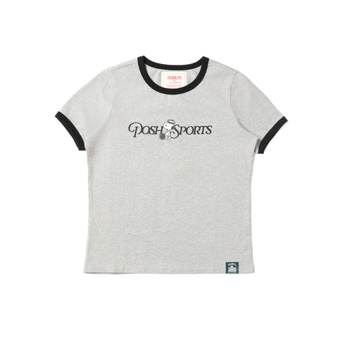 Snoopy Posh Sports Tee - Grey (GRY)