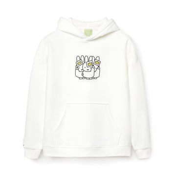 Miffy Three Crown Hoodies - White (WHT)