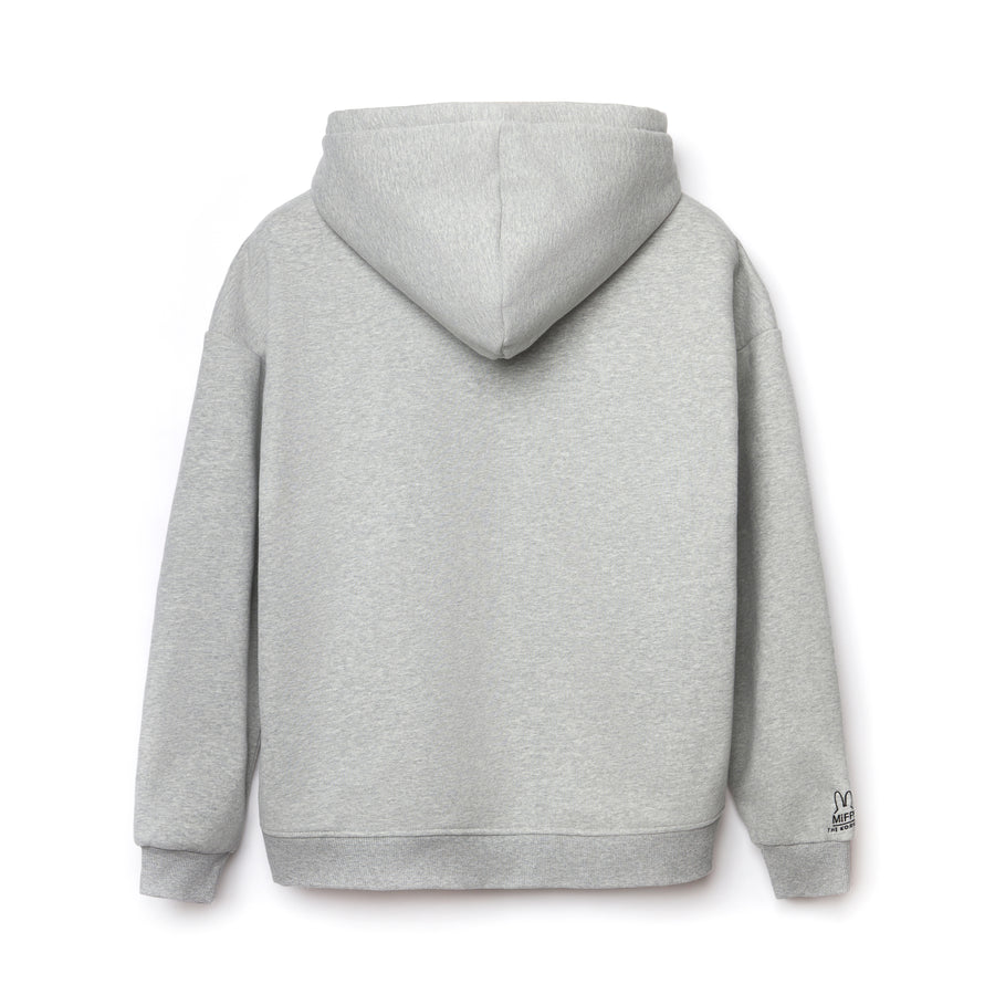 Miffy Three Crown Hoodies - Grey (GRY)