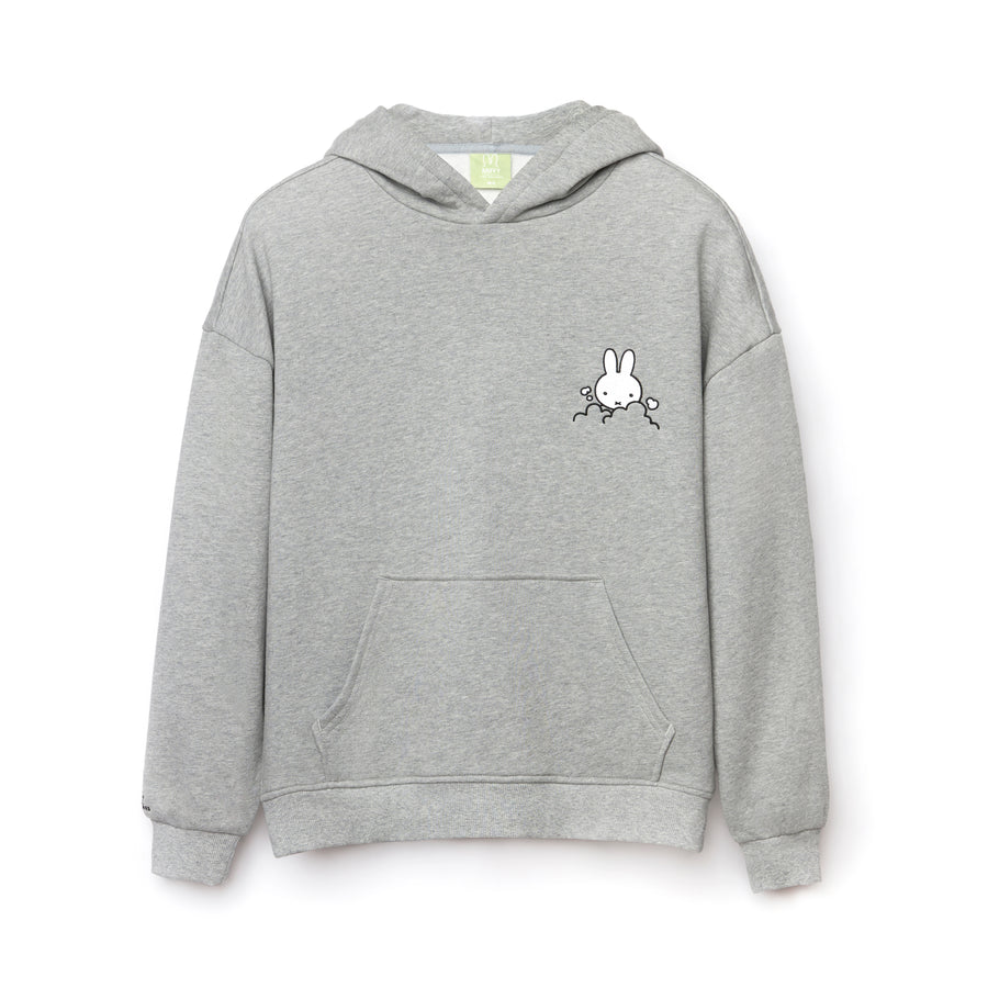 Miffy On The Cloud Hoodies - Grey (GRY)