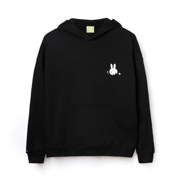 Miffy On The Cloud Hoodies - Black (BLK)