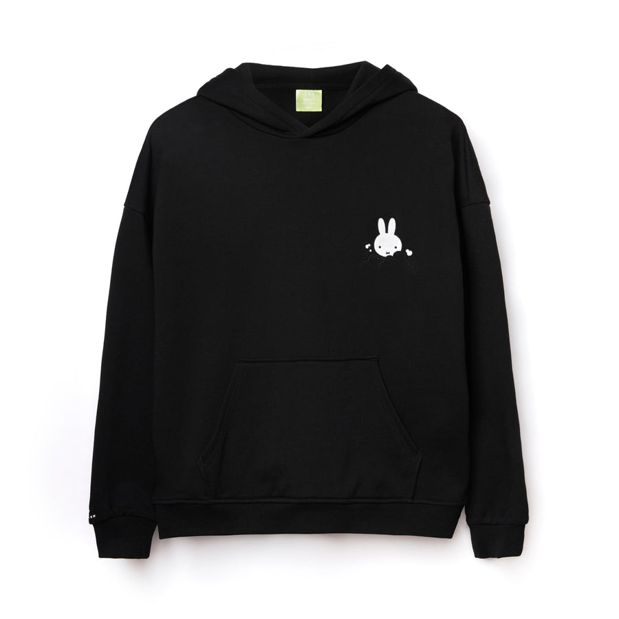 Miffy On The Cloud Hoodies - Black (BLK)