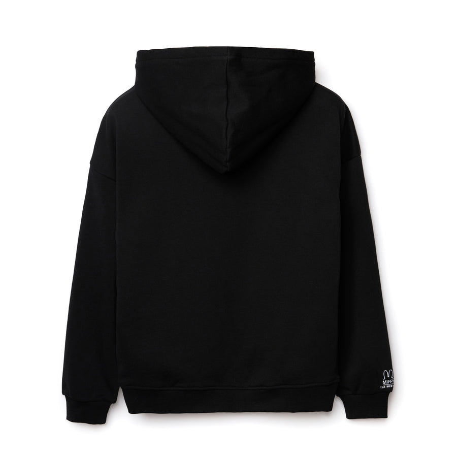 Miffy On The Cloud Hoodies - Black (BLK)