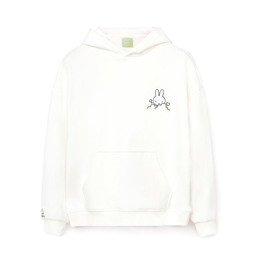 Miffy On The Cloud Hoodies - White (WHT)