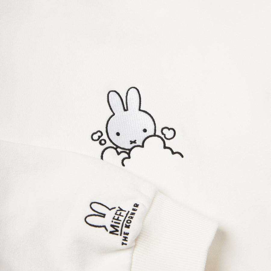 Miffy On The Cloud Hoodies - White (WHT)