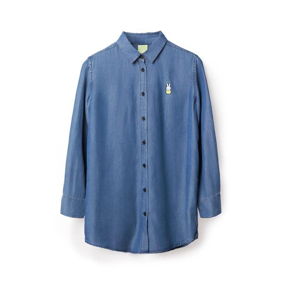 Miffy One Point Long Shirt -Indigo (IND)