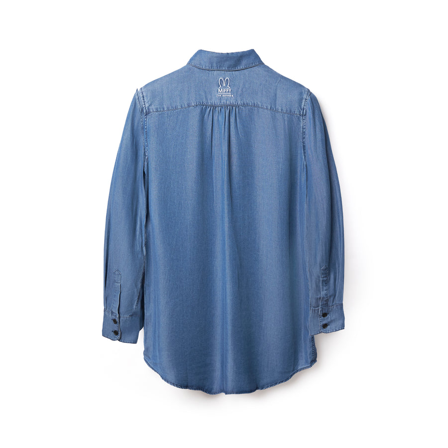 Miffy One Point Long Shirt -Indigo (IND)