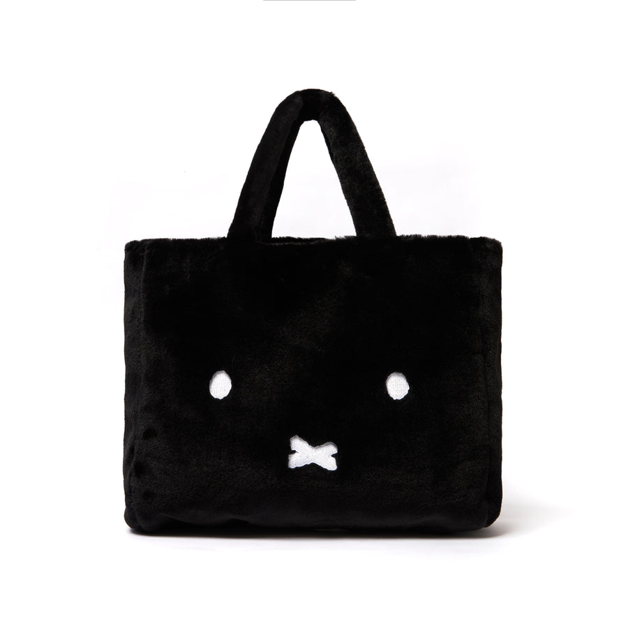 Miffy Fluffy Tote BG1 - Black (BLK)