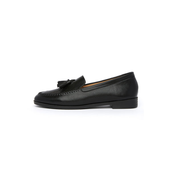 Kath Tassel Loafers - Black (BLK)