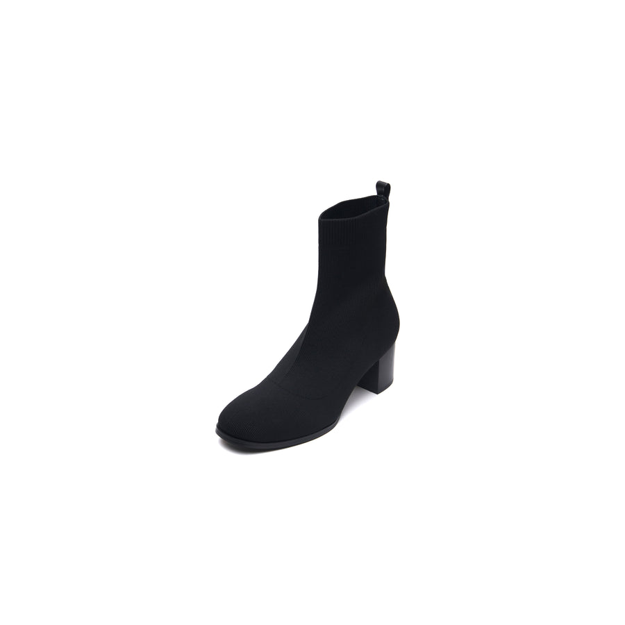 Karl Knit Boots - Black (BLK)