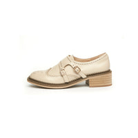 Beloved Wingtip Double Monk - Beige (BEI) - 35F / BEI