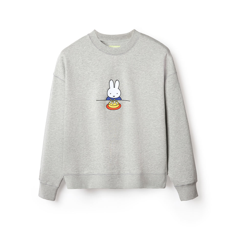 Miffy 70S Cake Sweatshirt - Grey (GRY)