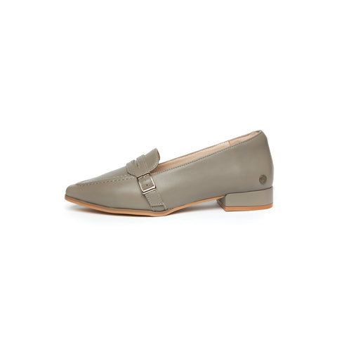 Klassic Buckle Loafers - Tan (TAN)