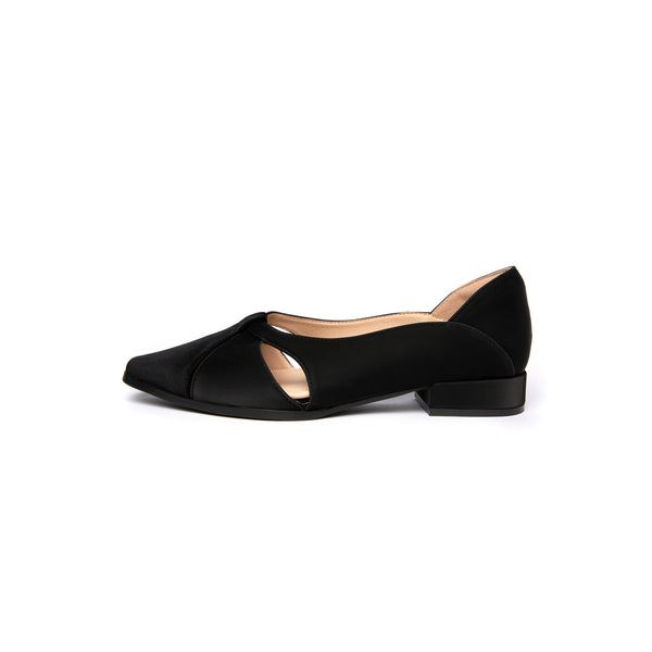 Kaylie Twist Flats - Black (BLK)