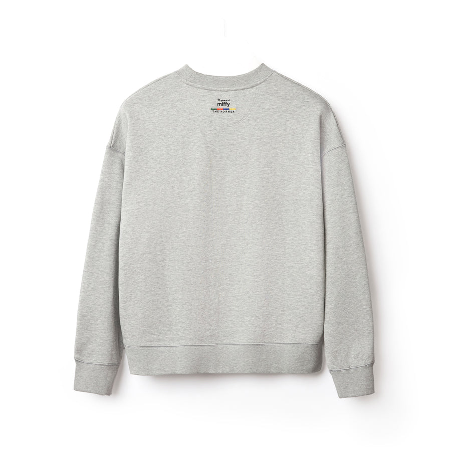 Miffy 70S Cake Sweatshirt - Grey (GRY)