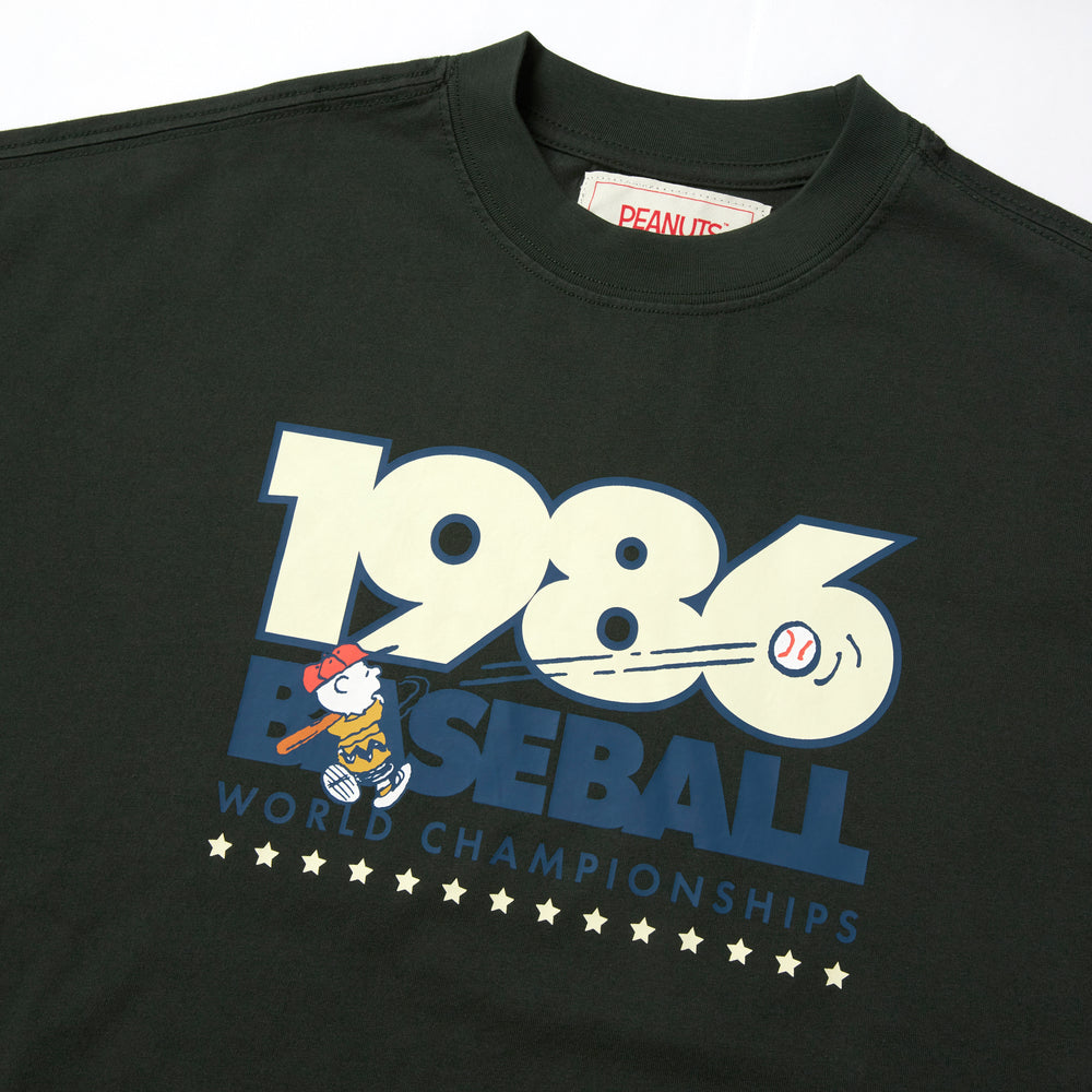 Peanuts 1986 Baseball Tee - Green (GRN)