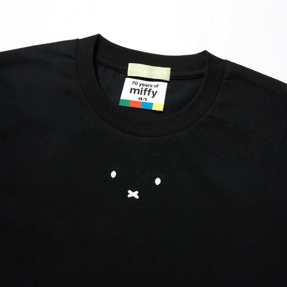 Miffy 70S Face Tee - Black (BLK)