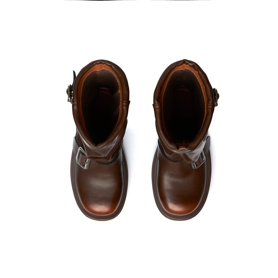 Soul Chic Buckle Boots - Khaki (KHK)