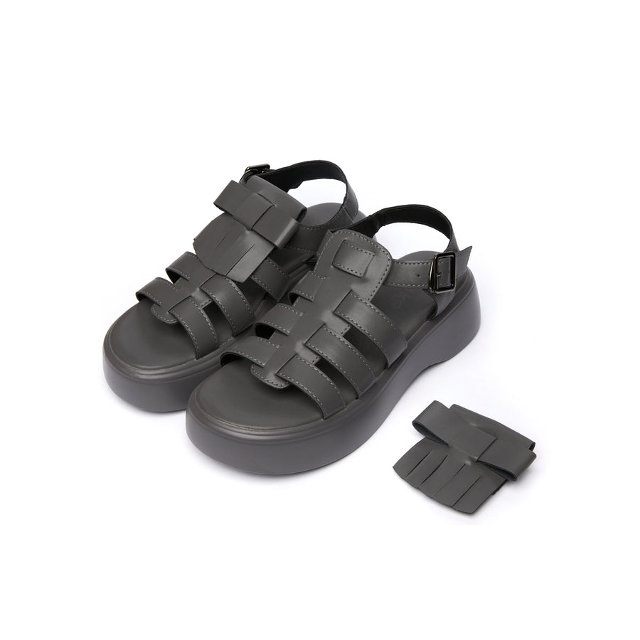 Klip Trim Sandals - Dark Grey (DGY)