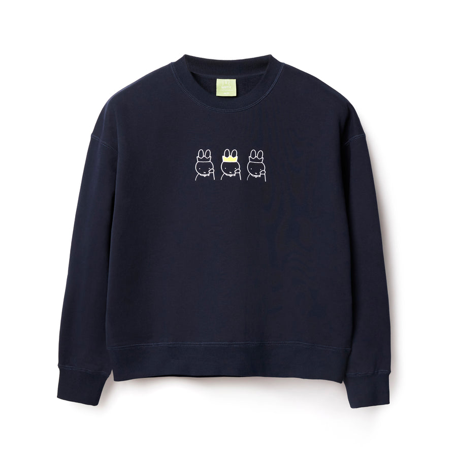 Miffy Hello Sweatshirt - Navy (NVY)