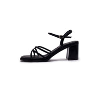 Kasual Stripe Heels - Black (BLK) - 34F / BLK