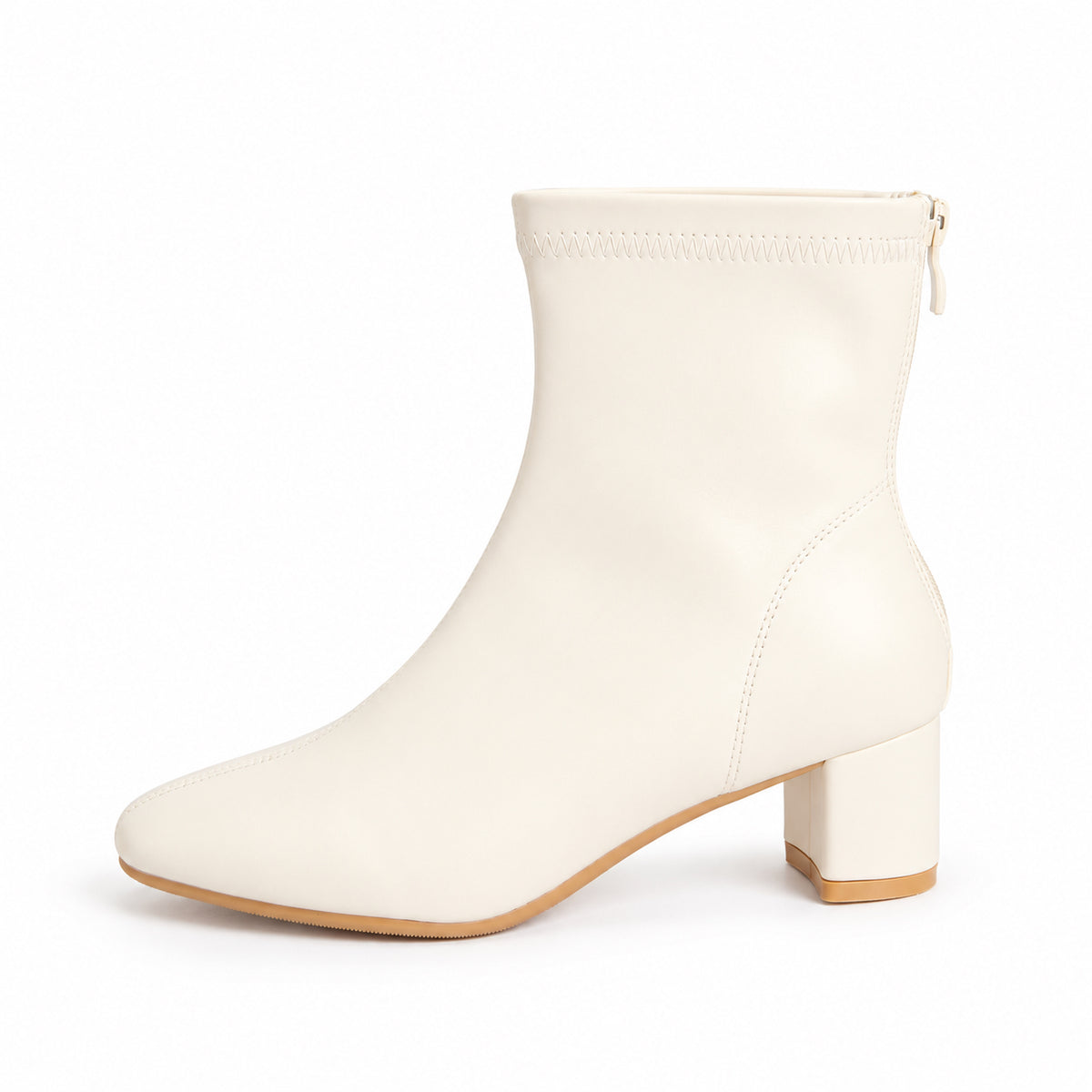 Kace Zip Boots - Beige (BEI)