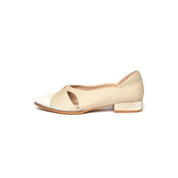 Kaylie Twist Flats - Beige (BEI) - 36F / BEI
