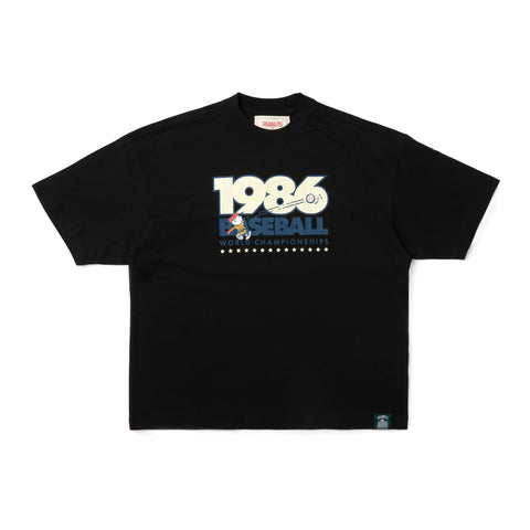 Peanuts 1986 Baseball Tee - Black (BLK)